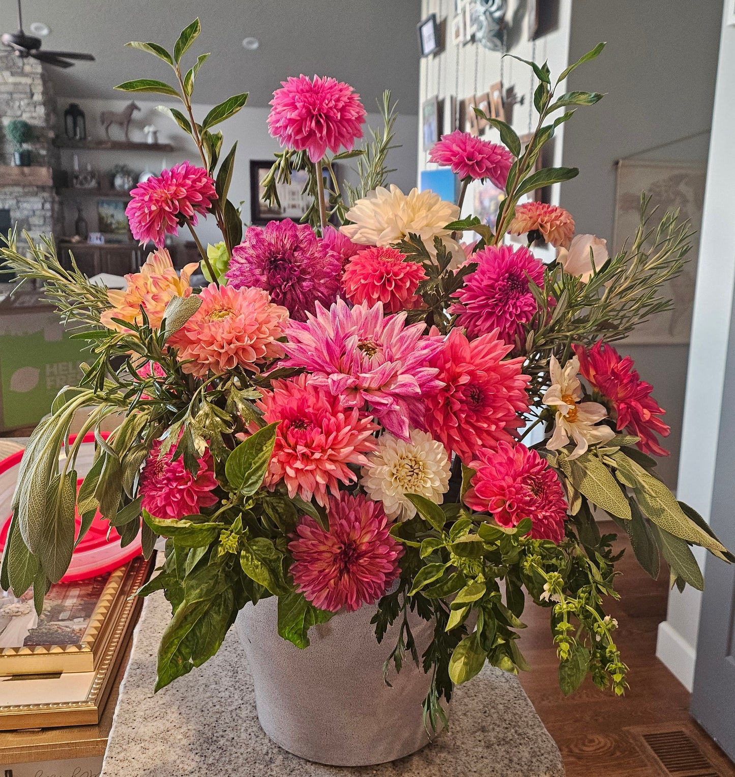 Dahlia Flower Arrangements- Large