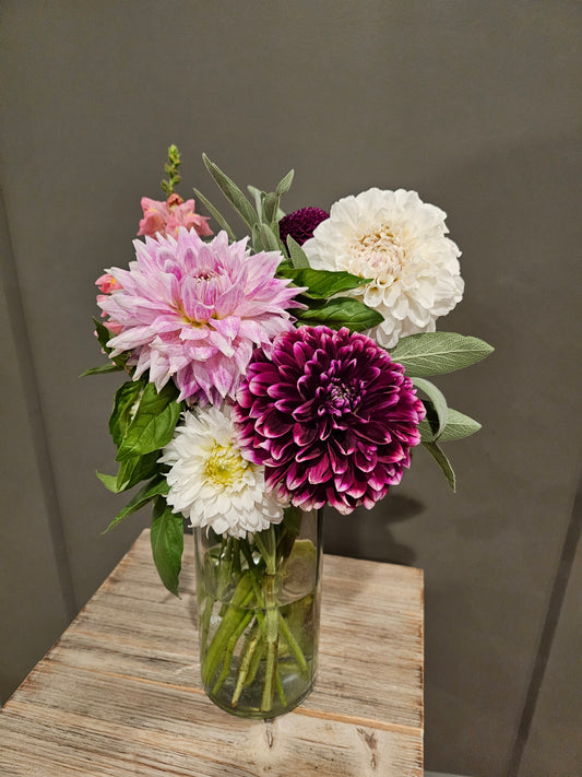 Dahlia Flower Arrangement- Small